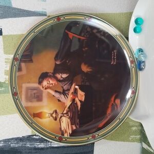 P2e - Knowles Norman Rockwell "A Young Man's Dream" 1986 LE Collector's Plate